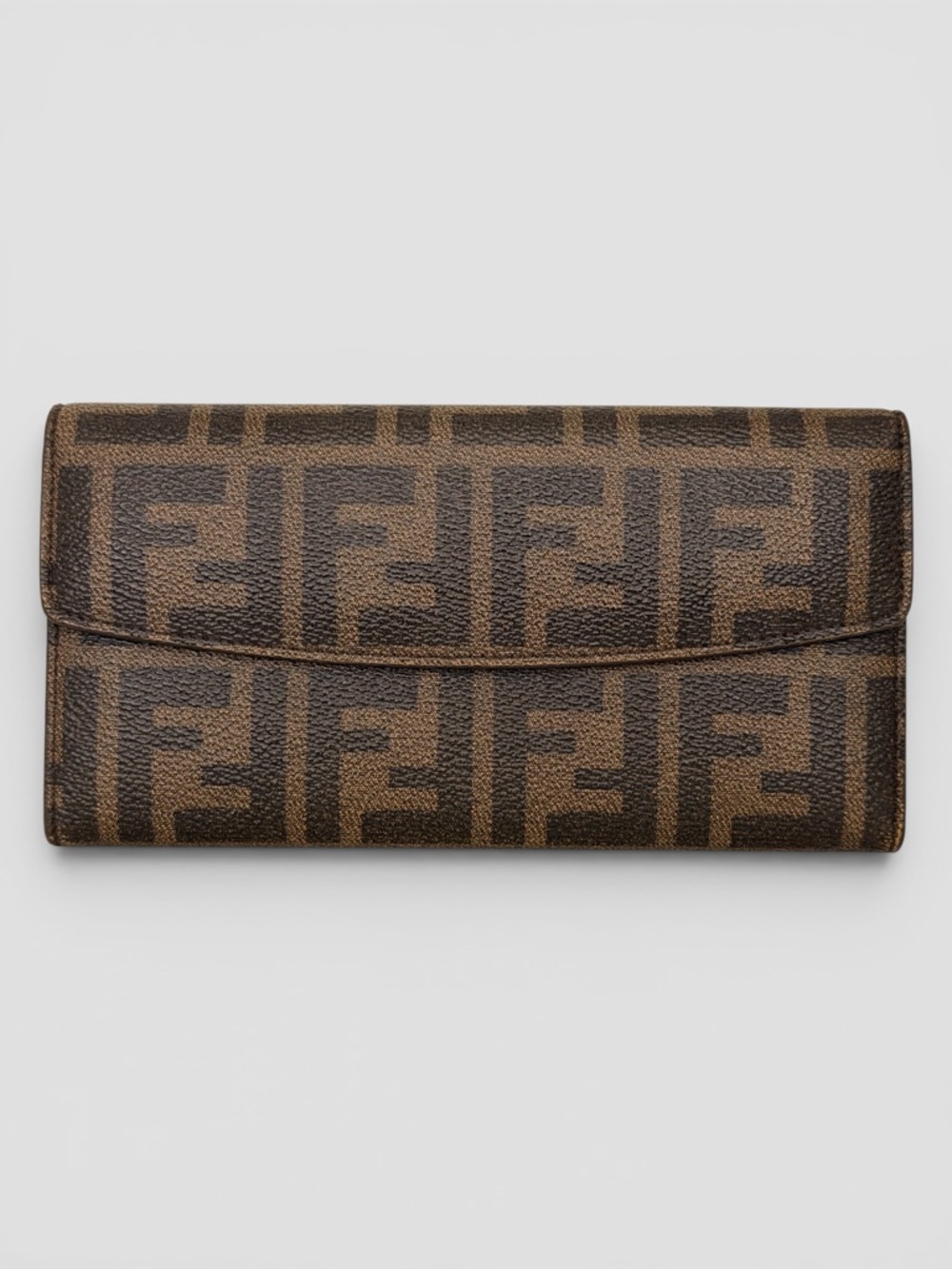 Fendi Zucca Coated Canvas Continental Wallet